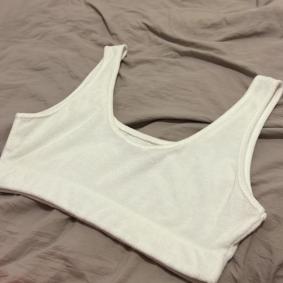 Zara Terrycloth Bra Top NWOT - Picture 3 of 4